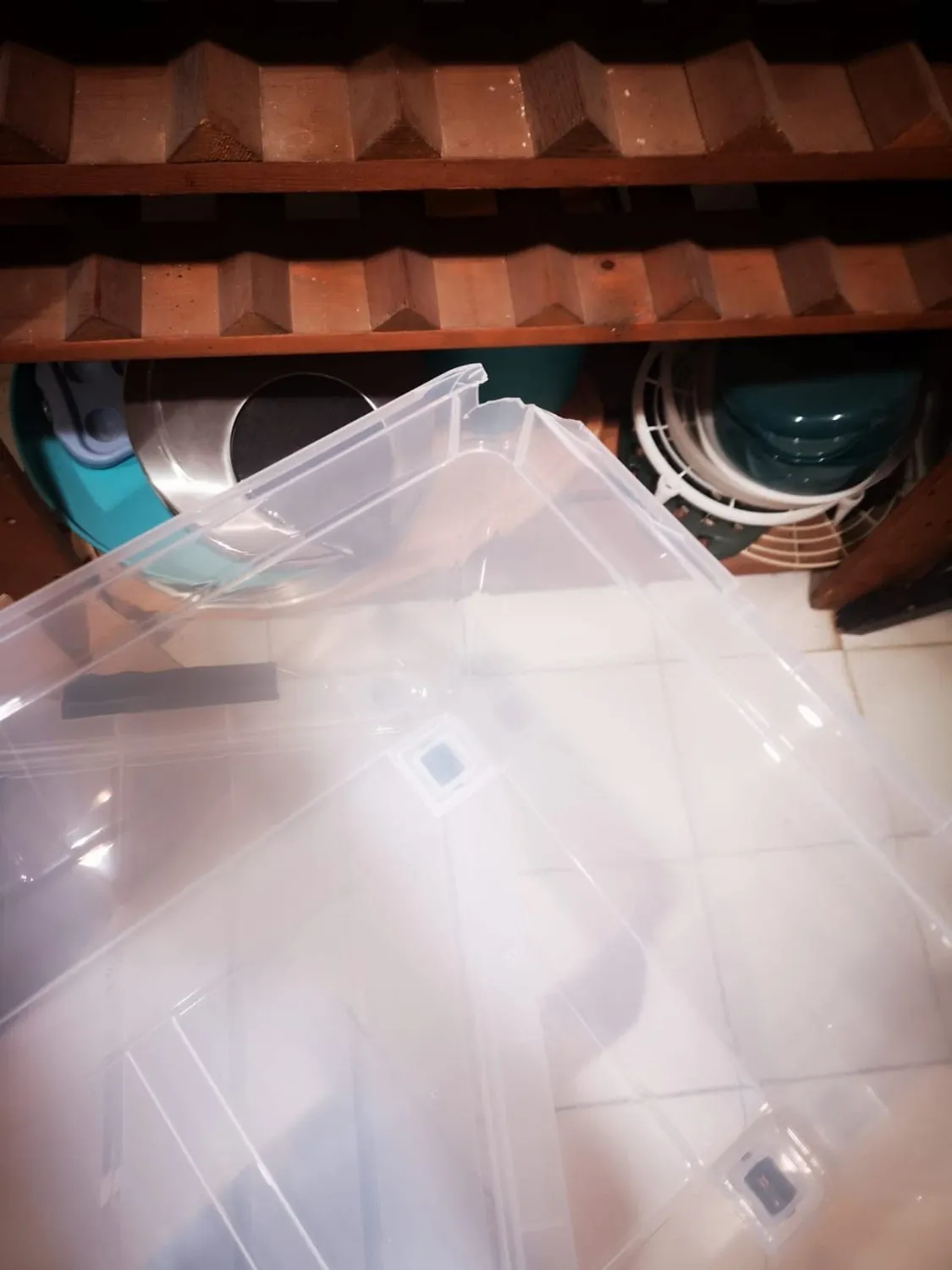 Iris Ohyama NCS-320 Aufbewahrungsbox 50 L transparent stapelbar