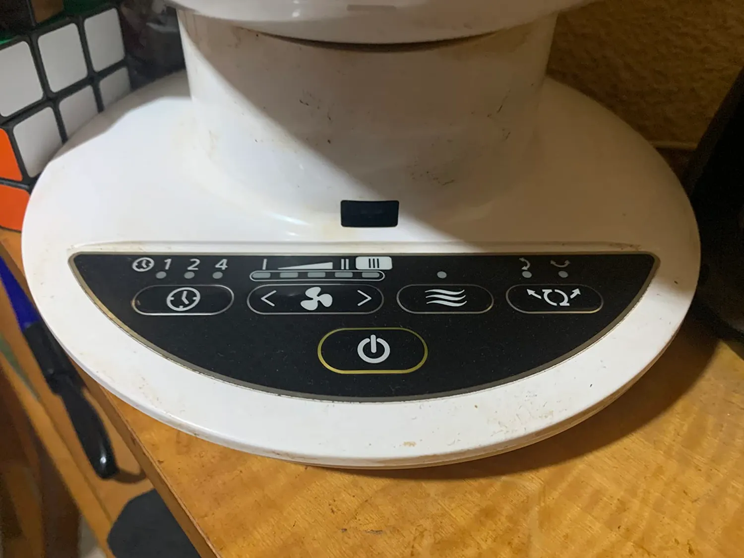 Iris Ohyama Woozoo PCF-SDC18T Tischventilator weiß 10 Stufen