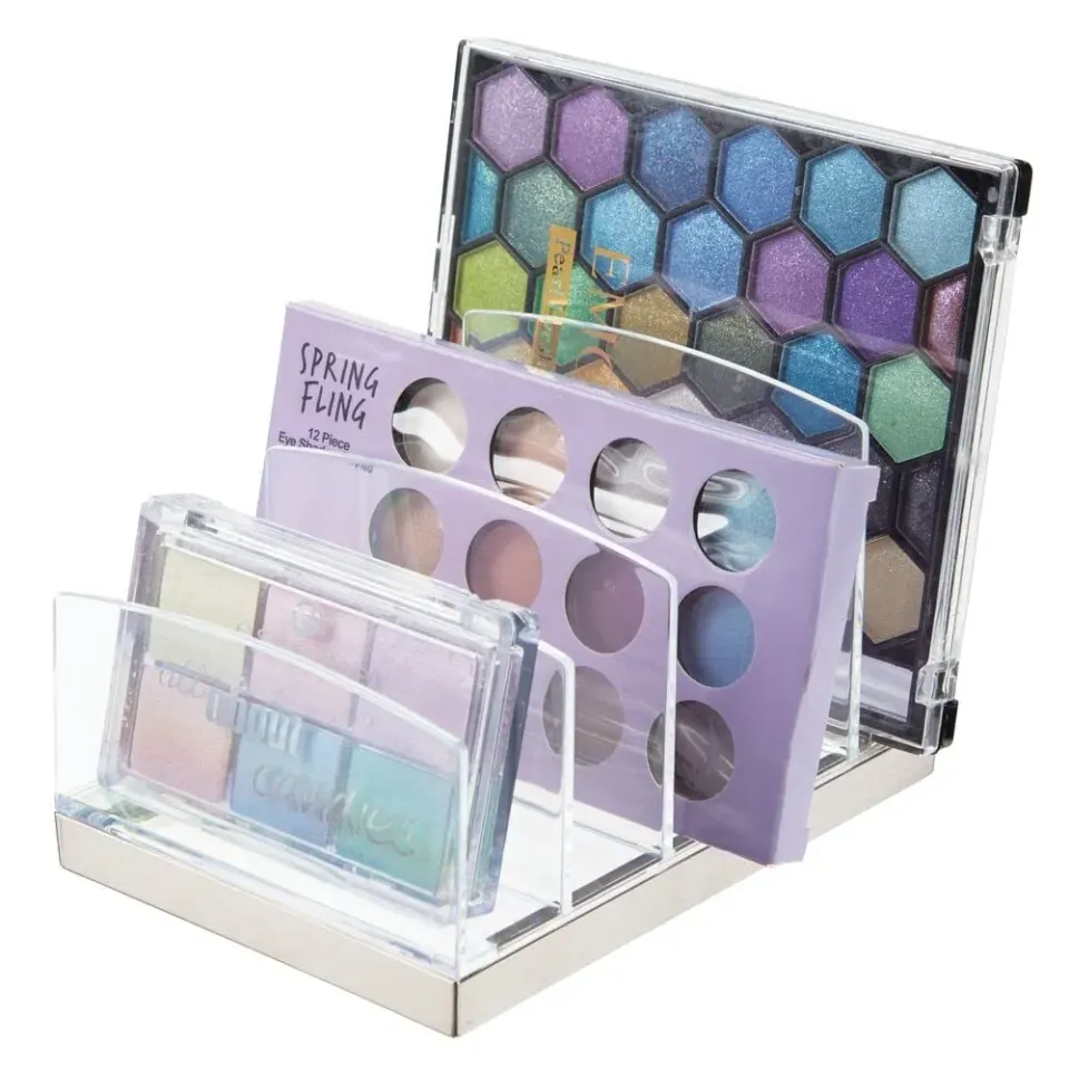 mDesign Kosmetik Organizer Schminkaufbewahrung transparent 5 Fächer