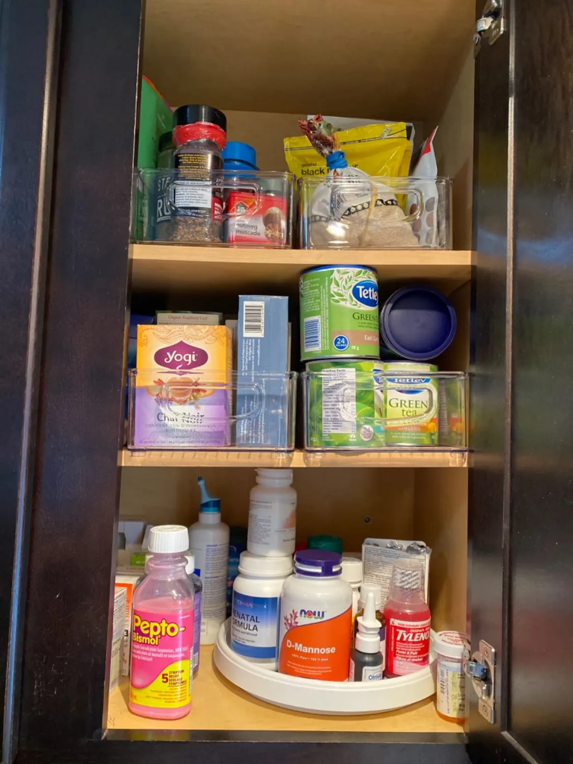 mDesign Küchen Organizer 8er-Set transparent 15,2 cm