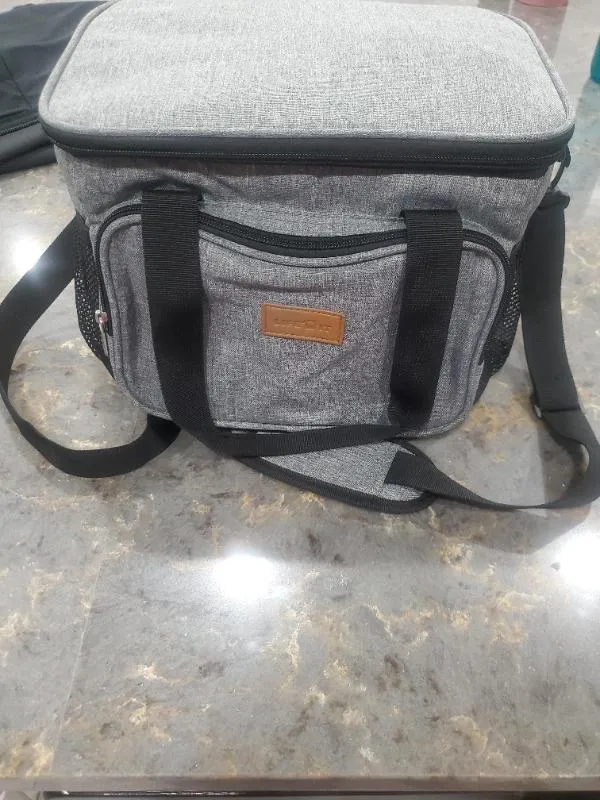 Lifewit Kühltasche 15L Grau Groß Isolierte Picknicktasche