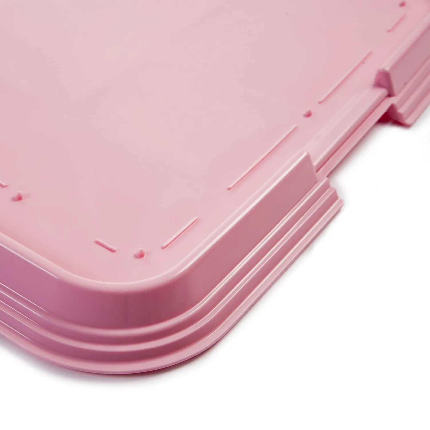 Iris Ohyama FT-650 Hundetoilette Tablett L rosa mit Halter