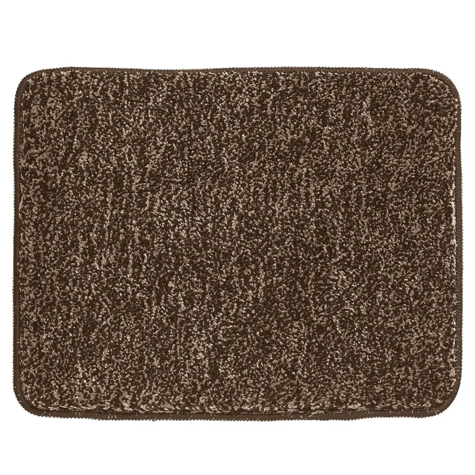 mDesign Badmatte braun Mikrofaser 53x43 rutschfest
