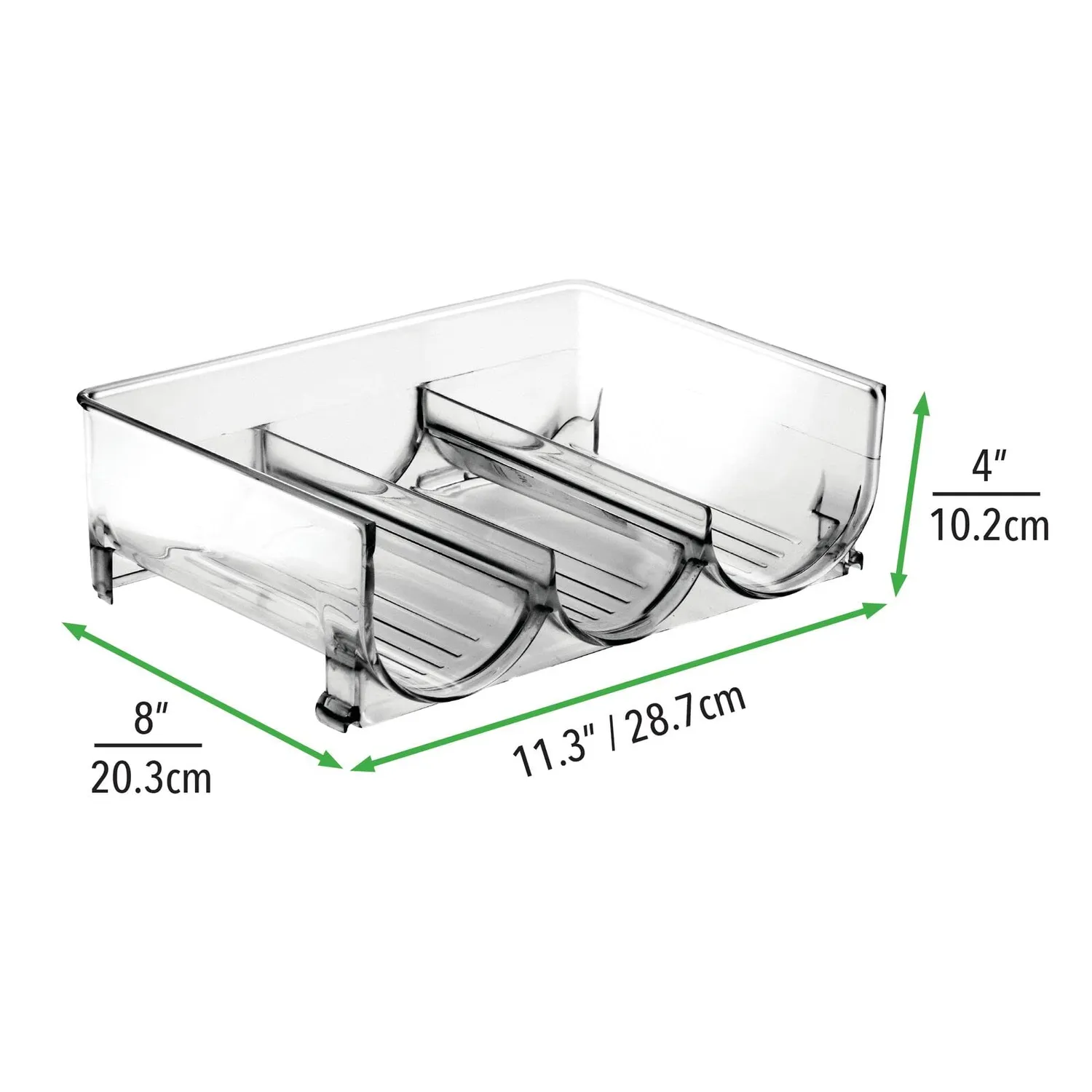 mDesign Flaschenregal Weinregal 8er-Set grau für 3 Flaschen