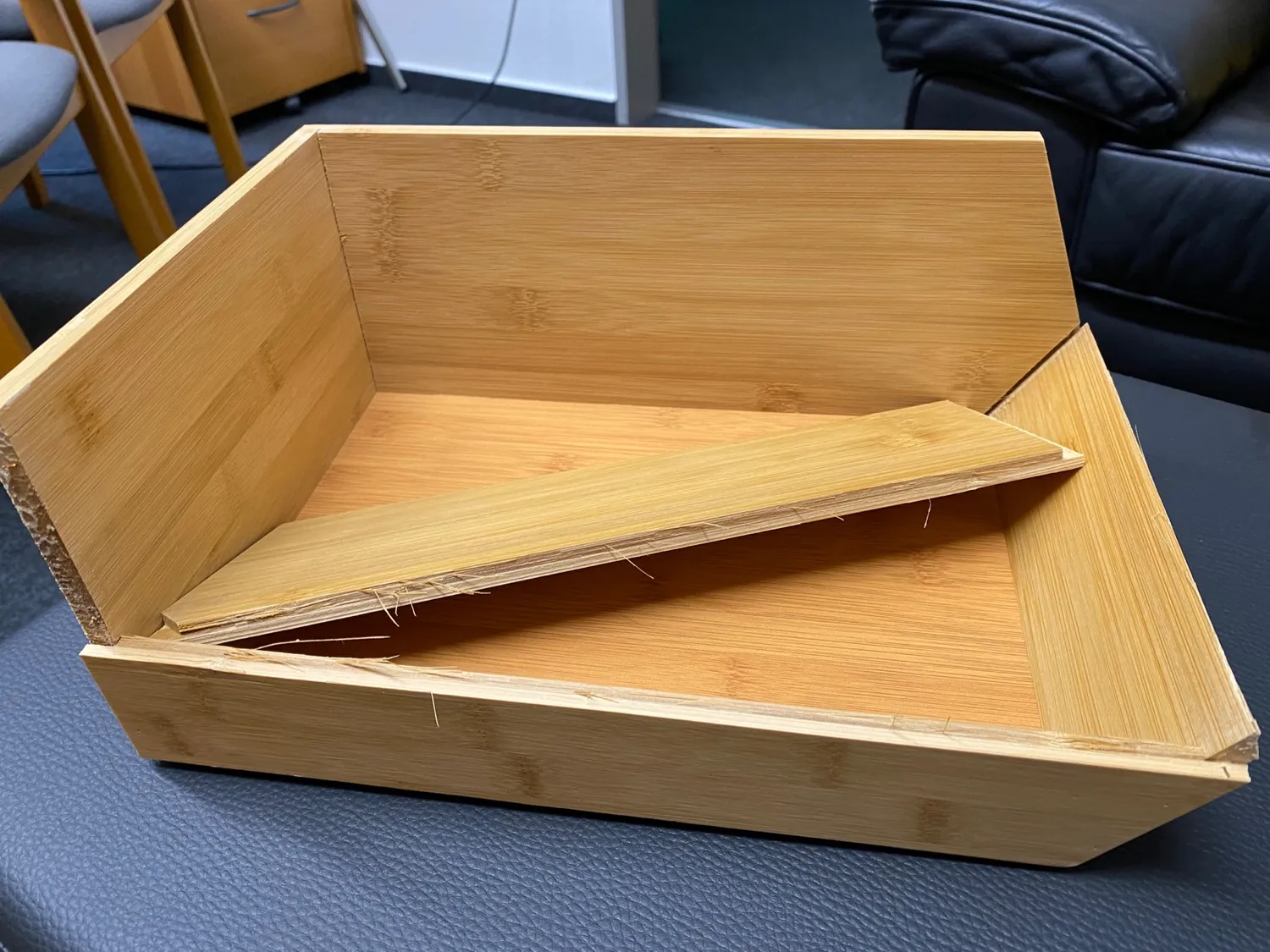 mDesign Echo Aufbewahrungsbox Bambus 8er Natur