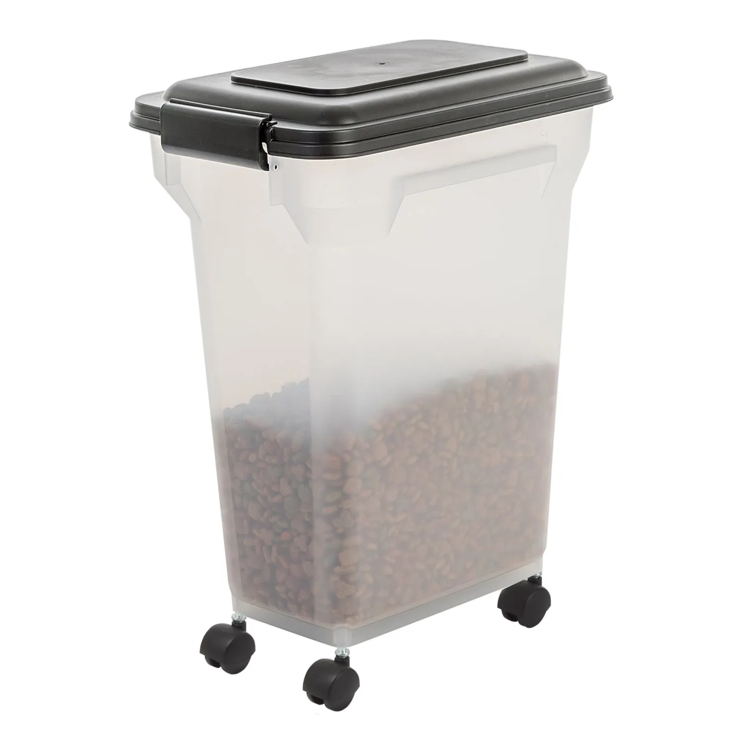Iris Ohyama ATS-M Futterbox 20L gelb mit Rollen