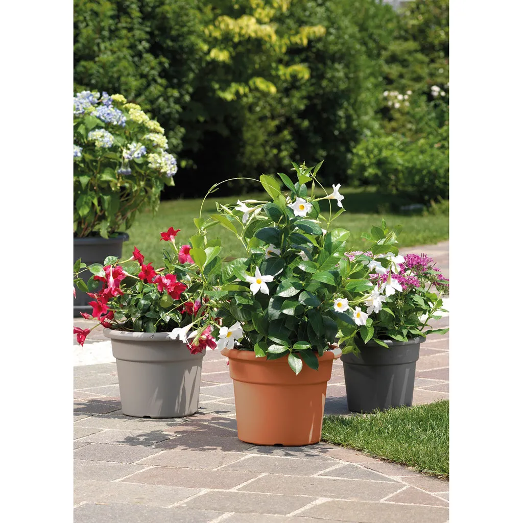 Kreher Tomplax XL Pflanzkübel 25 Liter anthrazit 40x31 cm
