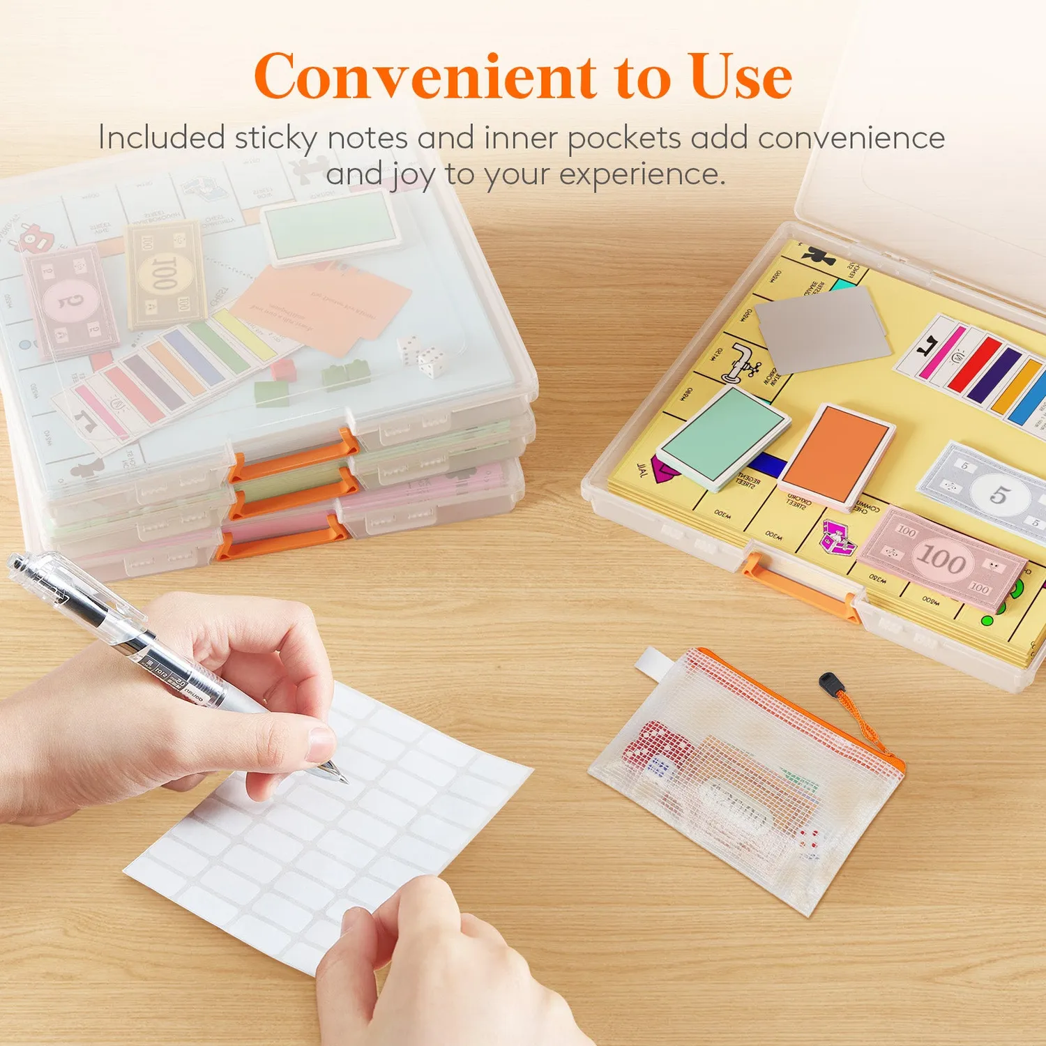 Lifewit Aufbewahrungsbox A4 6er Transparent 33cm stapelbar