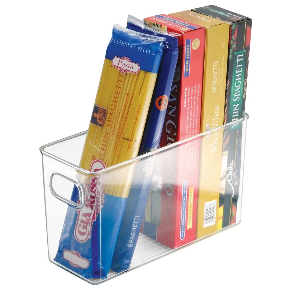mDesign Aufbewahrungsbox Kühlschrankbox 2er-Set transparent