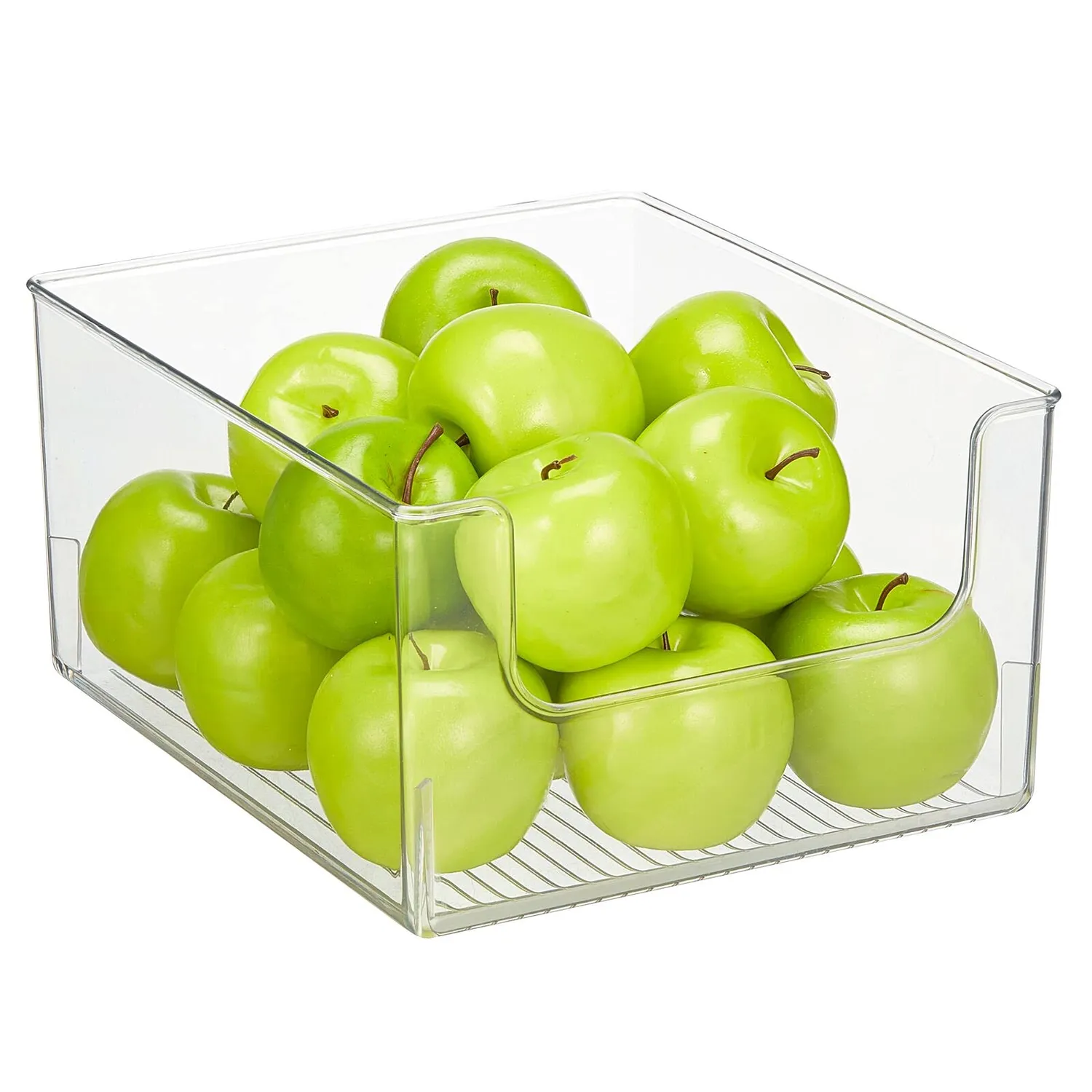 mDesign Lebensmittelbox Vorratsbehälter 4er 30,5cm transparent