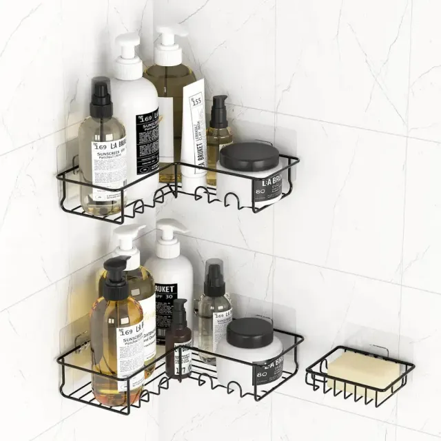 Lifewit Duschregal Ecke Duschablage 3er Set ohne Bohren
