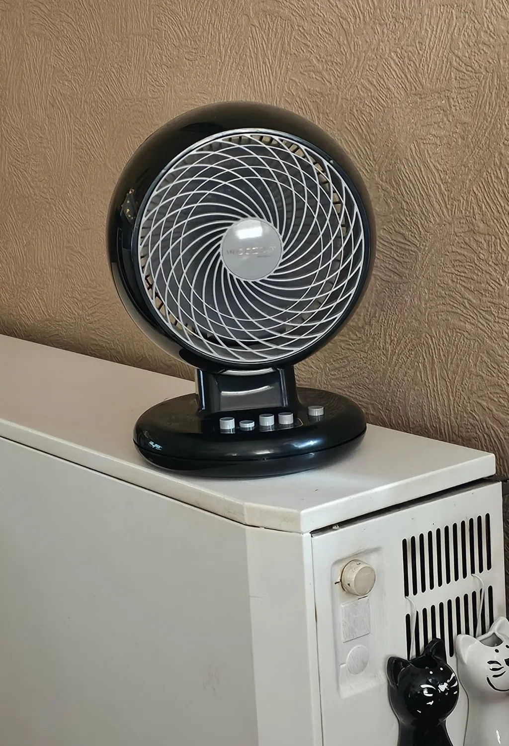 Iris Ohyama Woozoo PCF-M15 Tischventilator schwarz leise