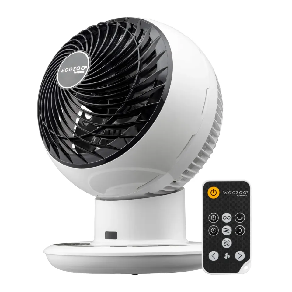 Iris Ohyama Woozoo PCF-SDC15T Tischventilator weiß 10-stufig