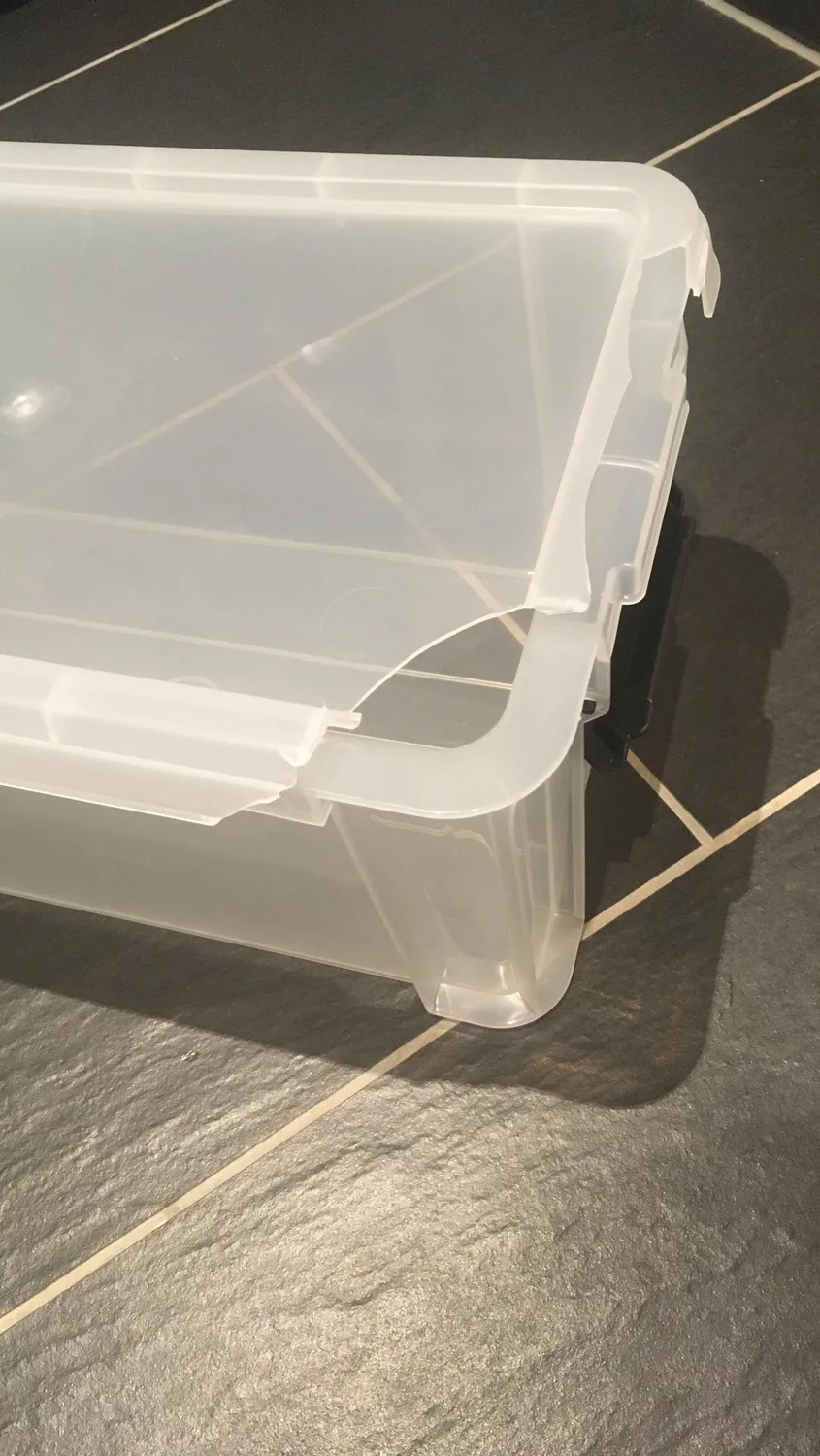 Iris Ohyama Multi Box MBX-6 Aufbewahrungsbox 4x6L transparent stapelbar