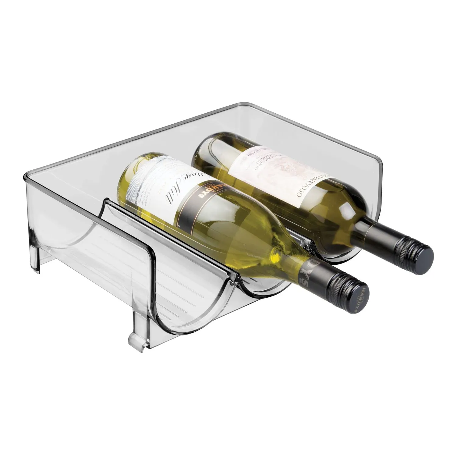 mDesign Flaschenregal Weinregal 8er-Set grau für 3 Flaschen