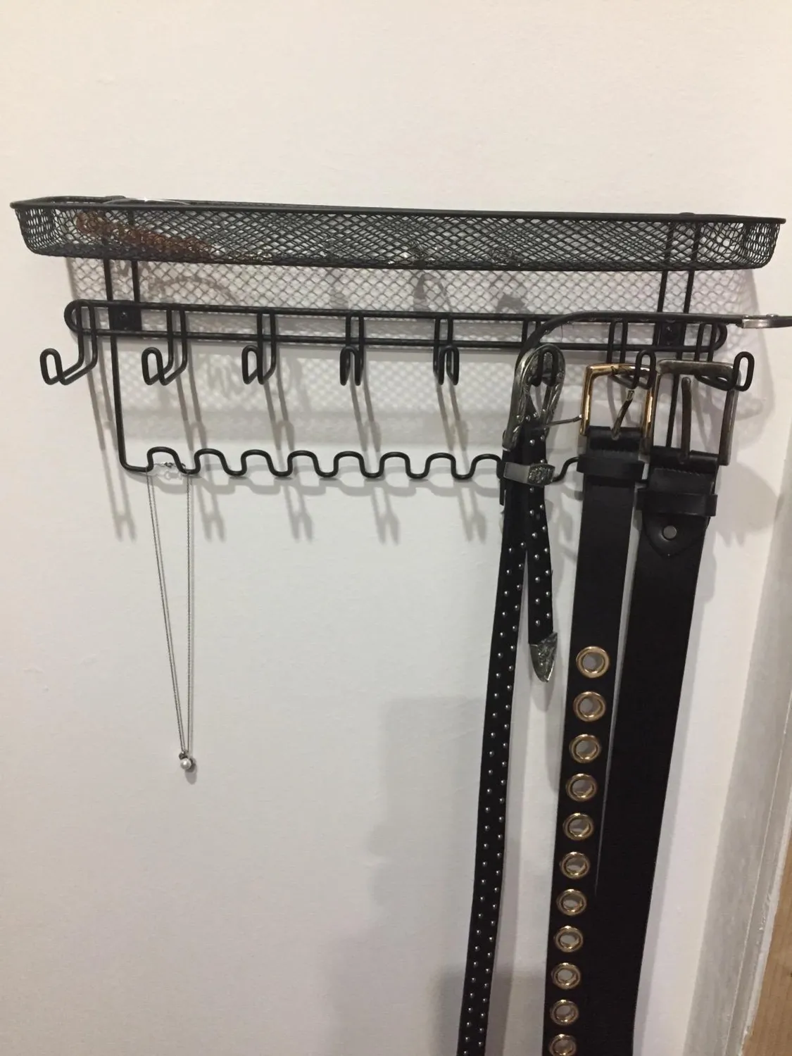 mDesign Schmuckhalter Wand Metall rotgold