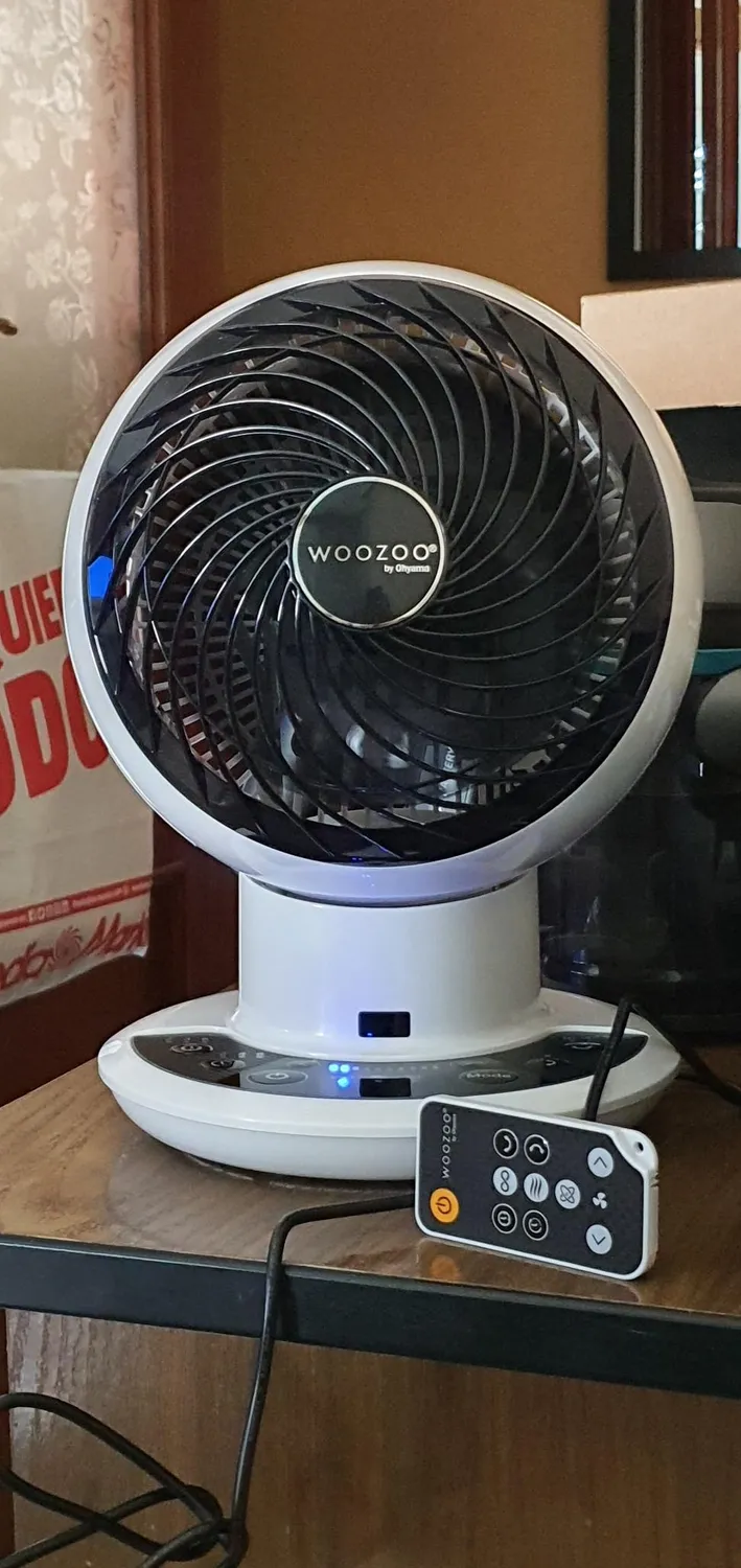 Iris Ohyama Woozoo PCF-SDC15T Tischventilator weiß 10-stufig