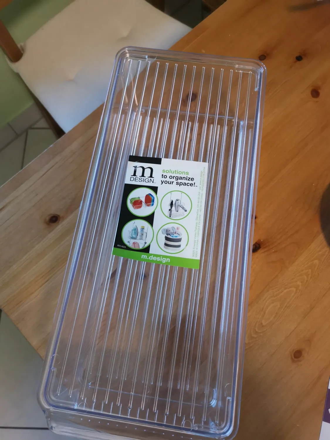 mDesign Aufbewahrungsbox Deckel transparent 4er-Set
