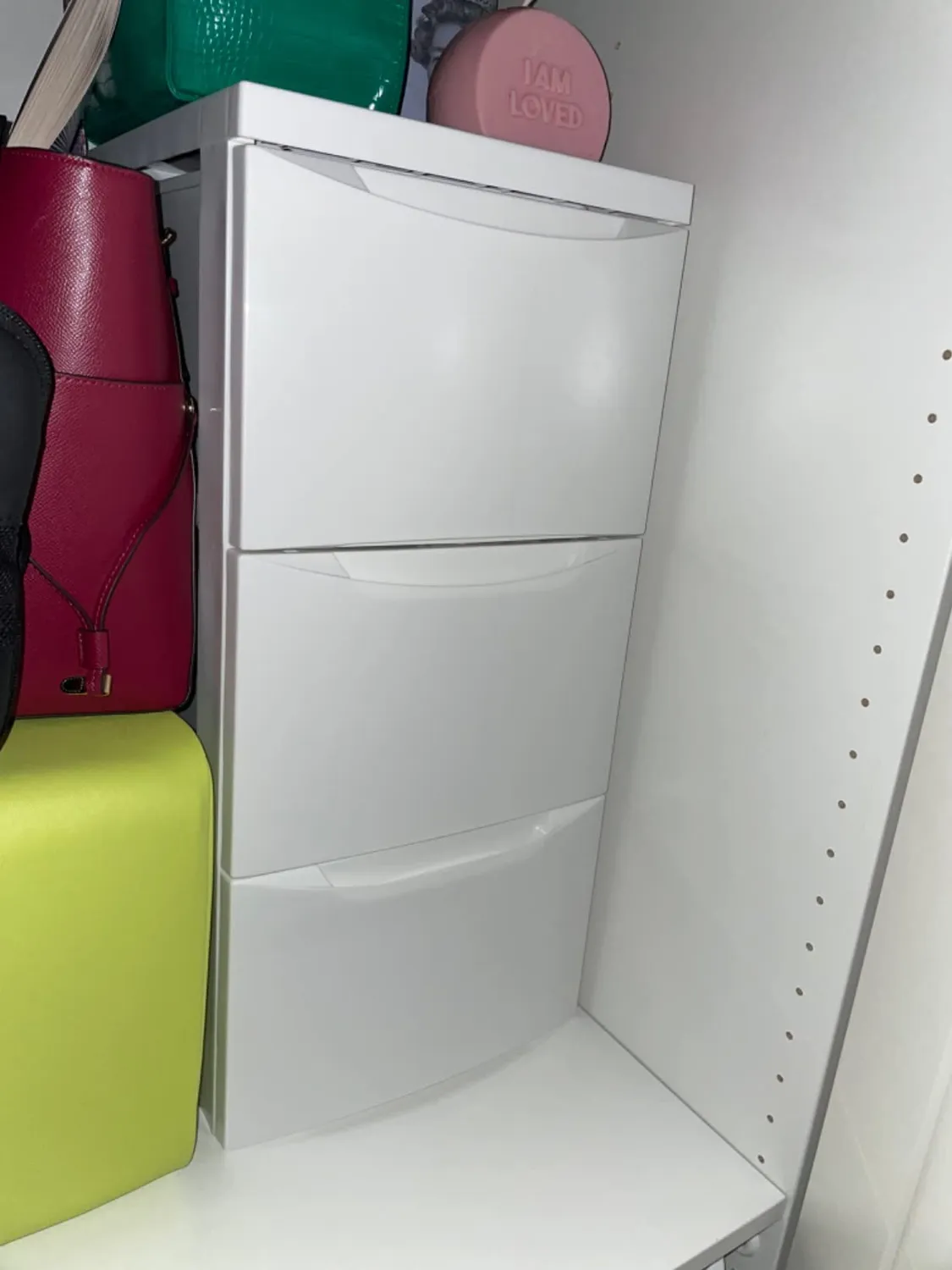 Iris Ohyama SCR-303 Rollcontainer 3 Schubladen Grau