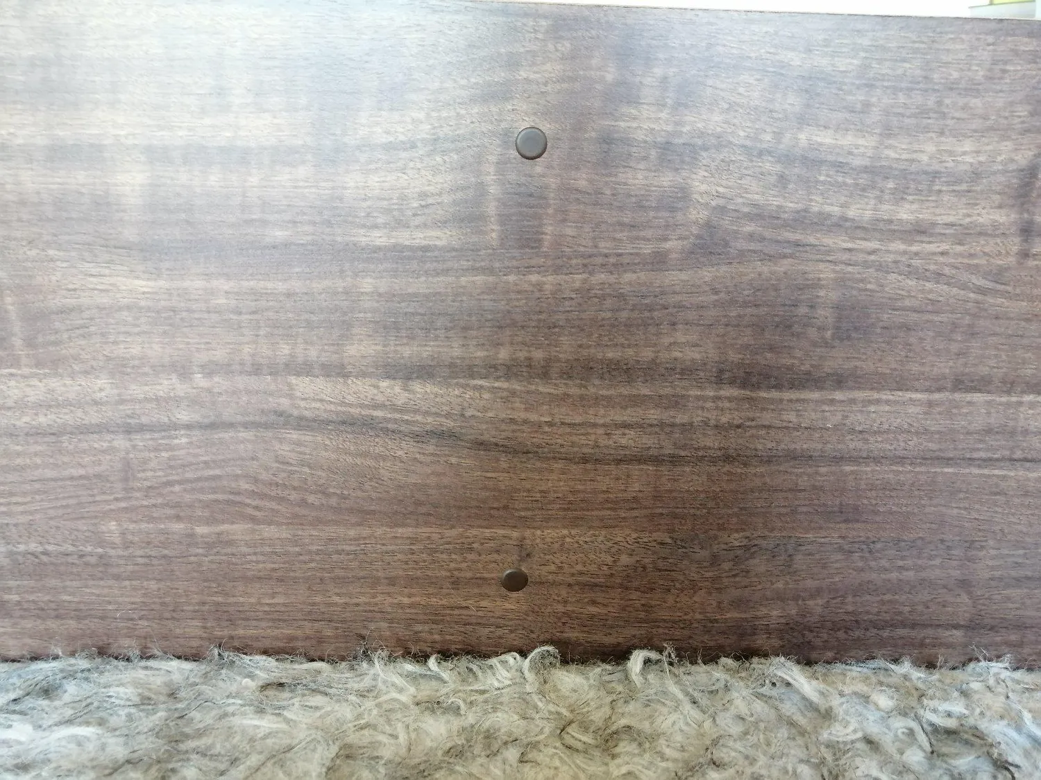 Iris Ohyama 2 Würfel Bücherregal braun 40cm offen platzsparend