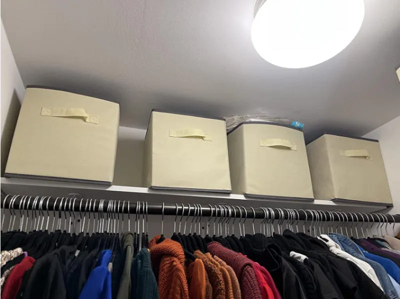 Lifewit Aufbewahrungsbox Stoff 6er Grau Faltbar