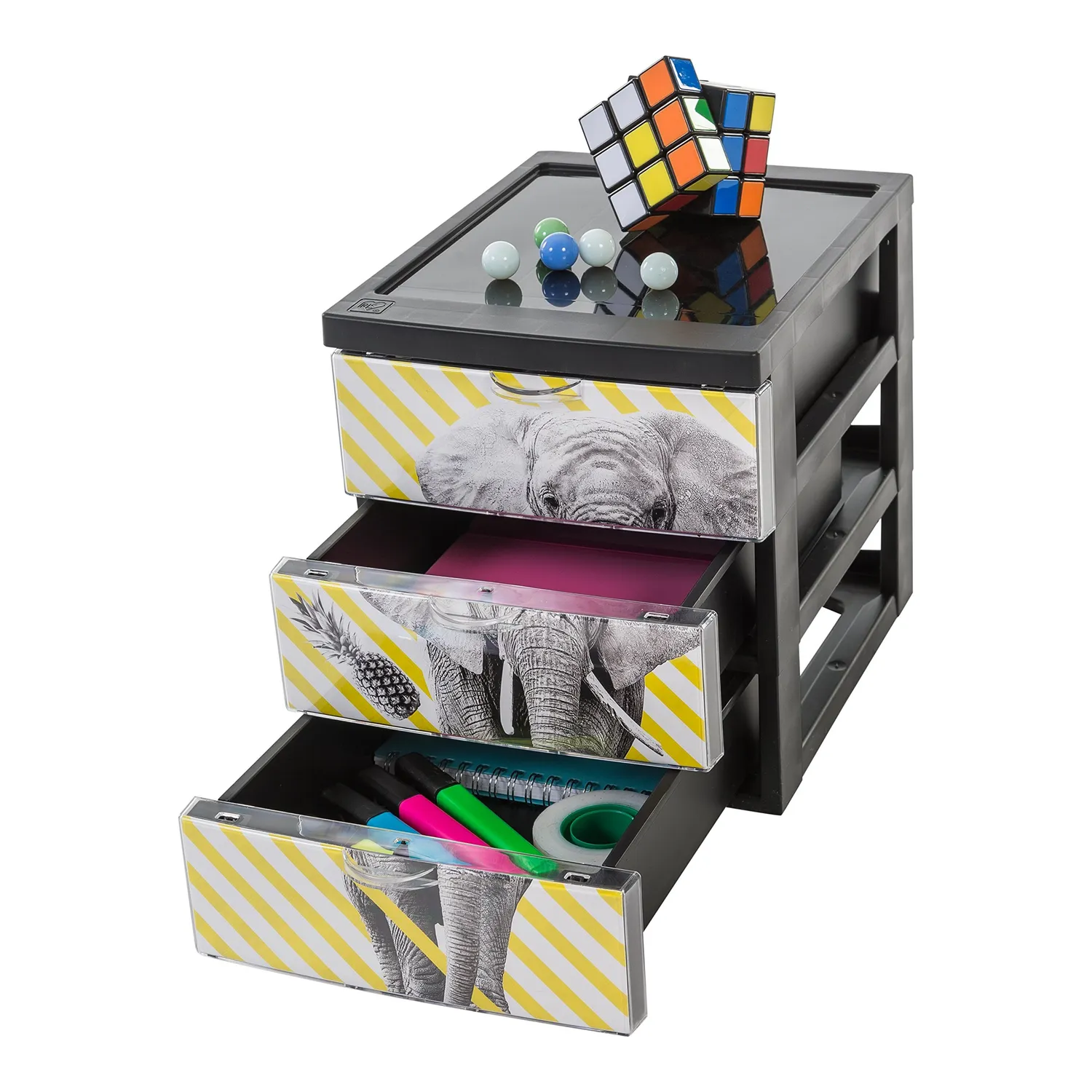 Iris Ohyama Style Chest SCF-A5 Kommode 3 Schubladen