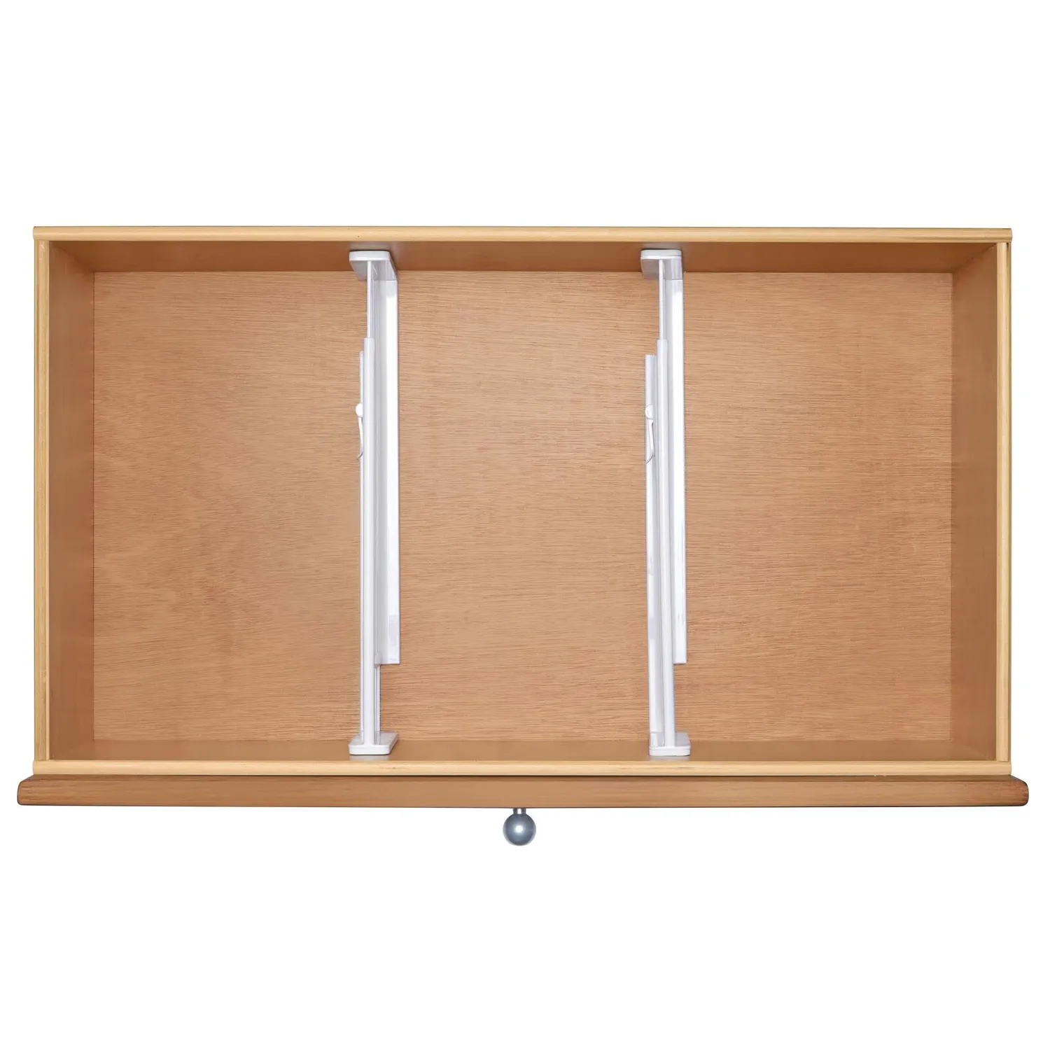 mDesign Schubladeneinsatz verstellbar Kunststoff 4er Set weiß