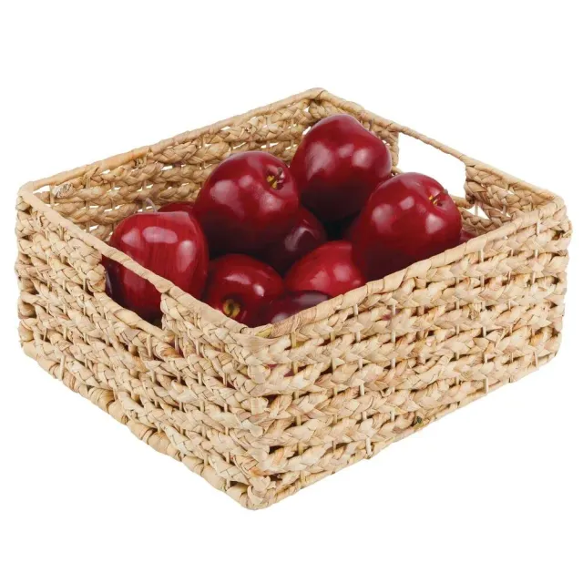 M Design Hyazinthe Aufbewahrungskorb Kreidetafel natur