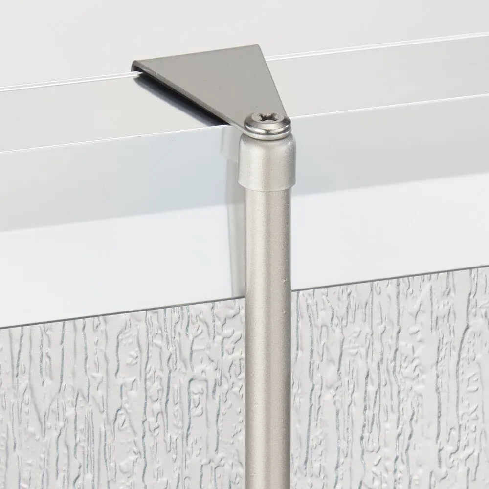 mDesign Duschablage Hängen Duschkorb mattsilber