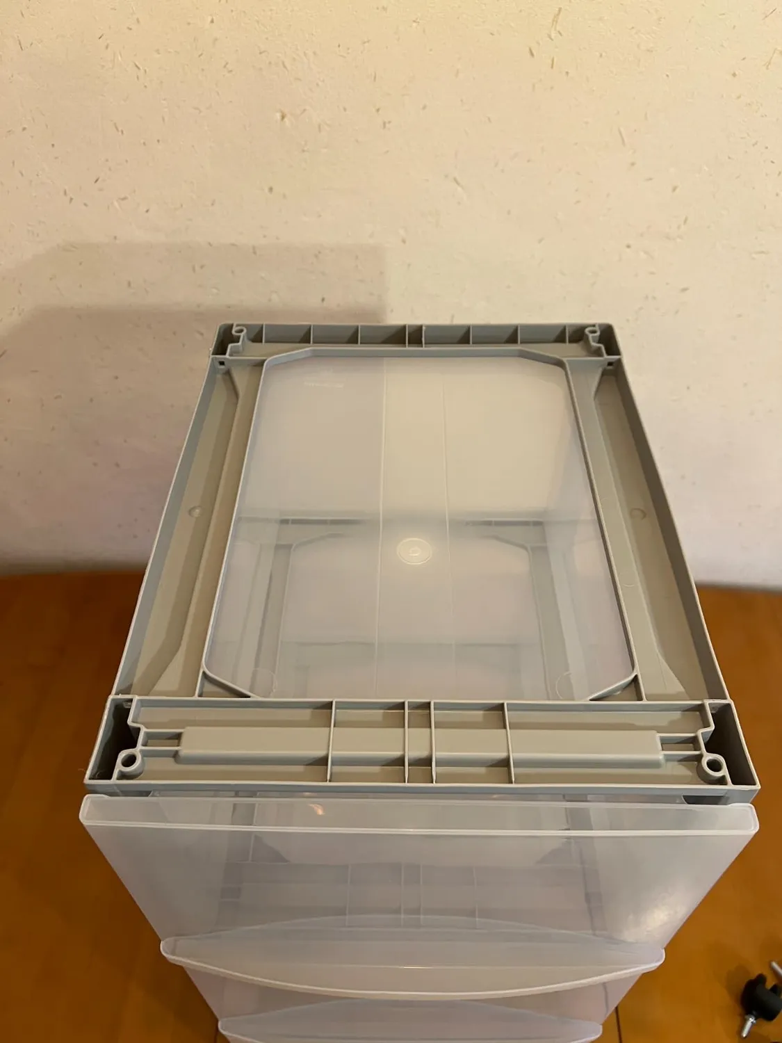 Iris Ohyama A4 Drawer DC-303 Rollcontainer Grau 3x15L