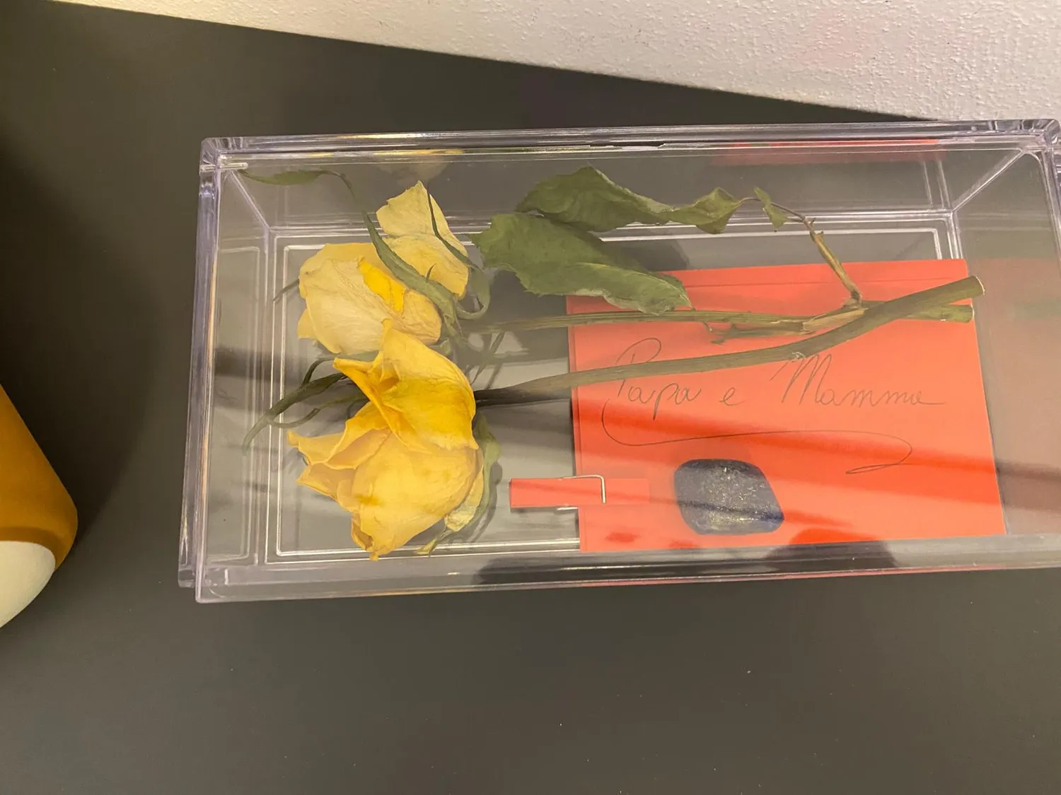 mDesign Kosmetik Organizer Box transparent Deckel