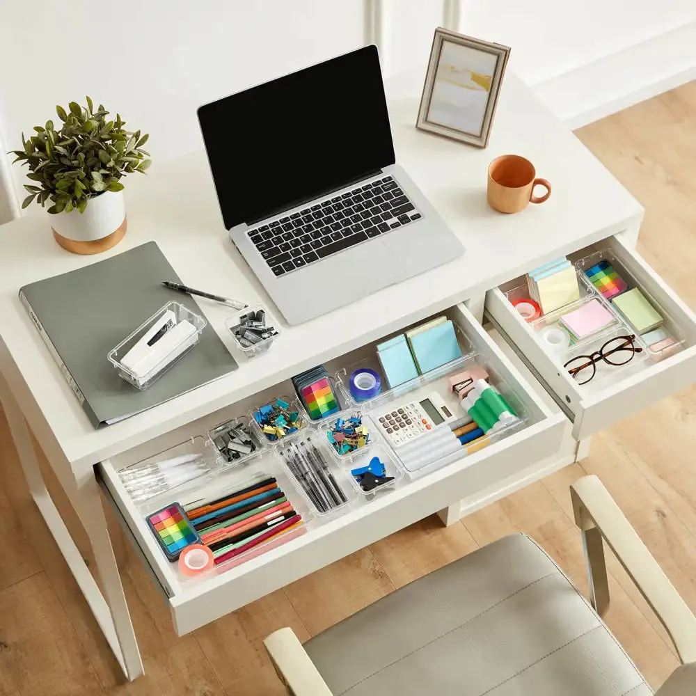 Lifewit Schubladen Organizer Set 25-teilig Transparent Kunststoff