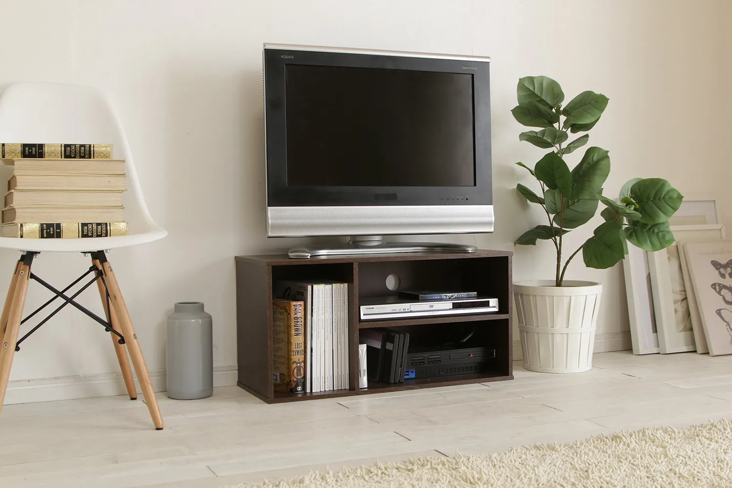 Iris Ohyama MDB-3S TV-Schrank Braun Holz 73 cm