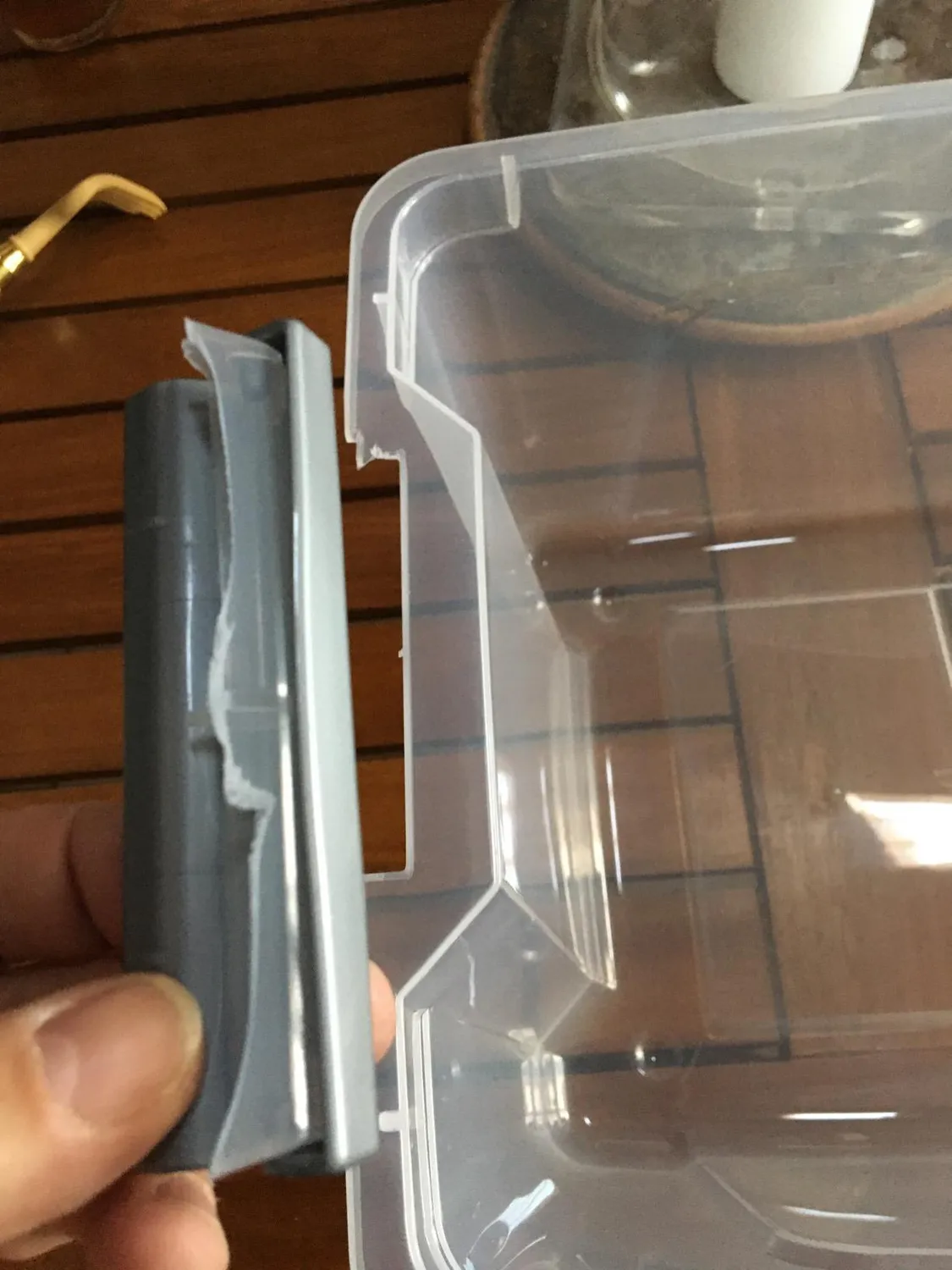 Iris Ohyama NTB-15 Aufbewahrungsbox Silber 15L 3er-Set stapelbar