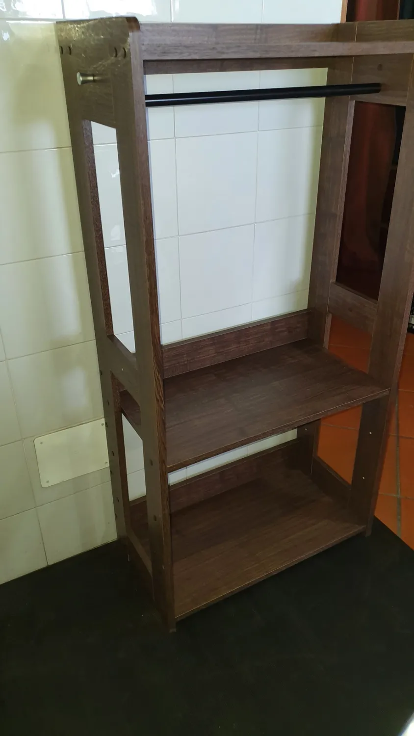 Iris Ohyama KWR-1 Kindergarderobe braun Holz