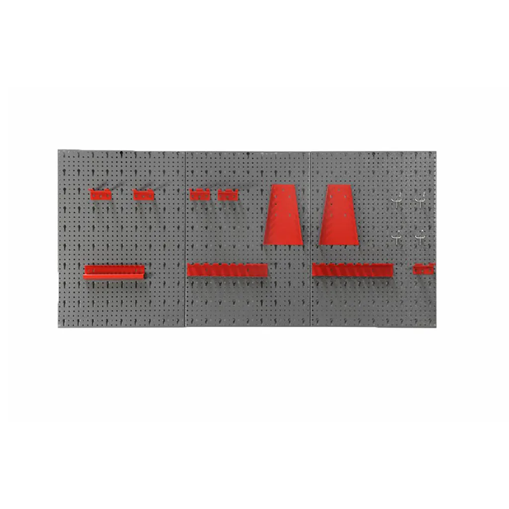 Kreher Werkzeuglochwand Metall 120x60cm 2er-Set mit Haken