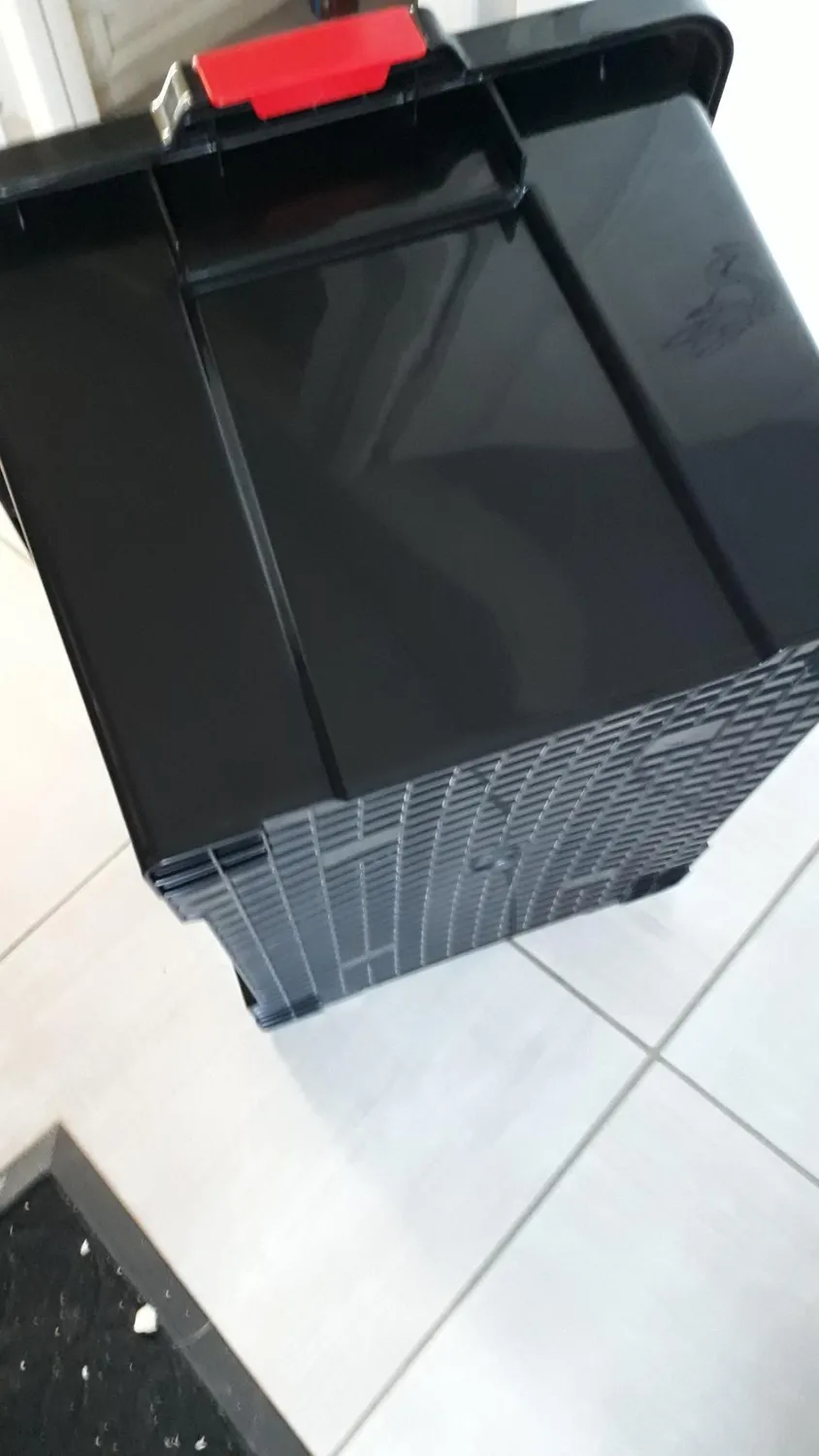Iris Ohyama SK-430 Aufbewahrungsbox 43L schwarz 3er-Set