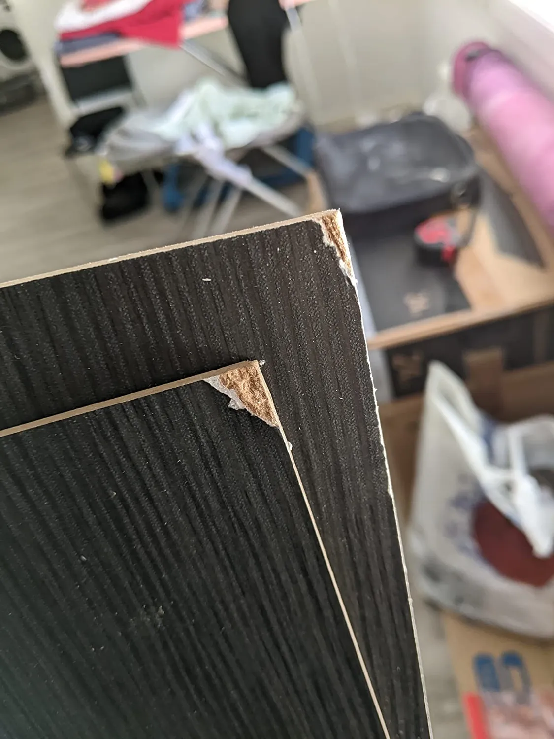 Iris Ohyama BAB-180A TV Lowboard 180 cm schwarze Eiche