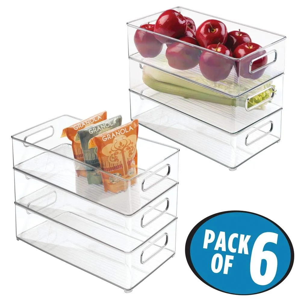 M Design Kühlschrank Organizer Transparent 6er-Set