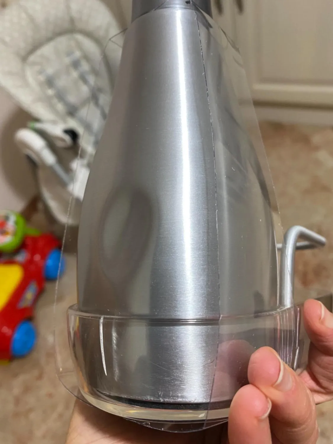 mDesign Seifenspender Aluminium 237 ml Silber Spender