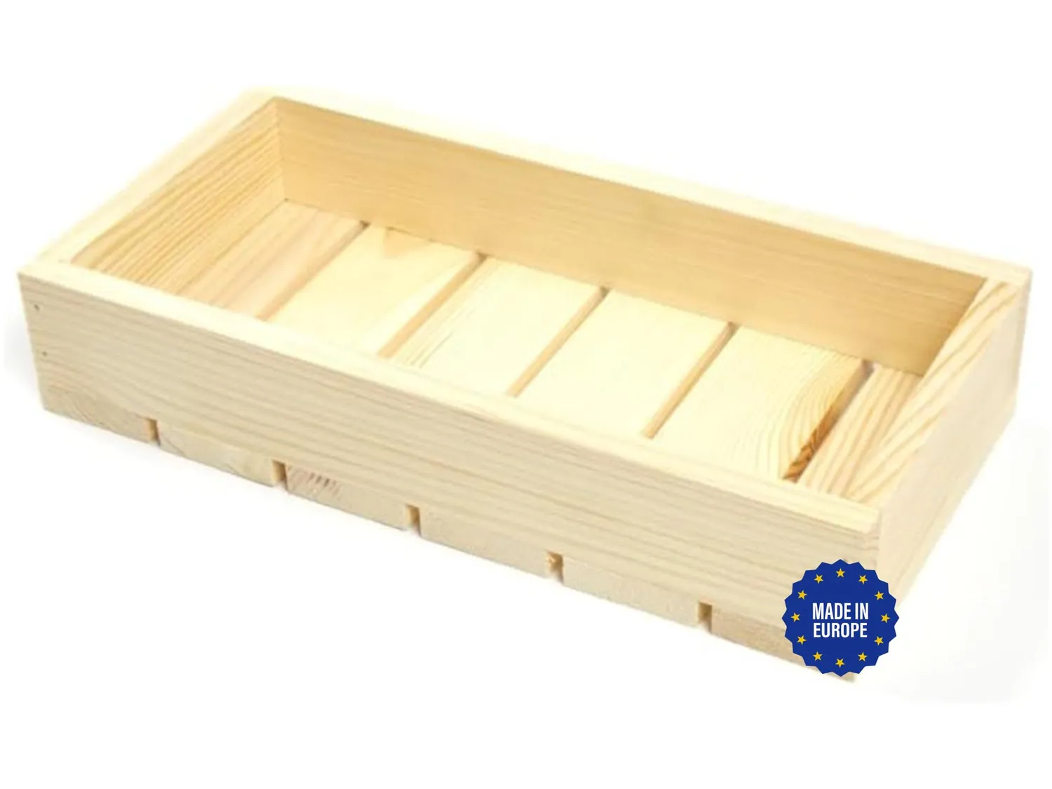 GoodFreshDecor Holzkiste Holzbox 30x15x6 cm unbehandelt