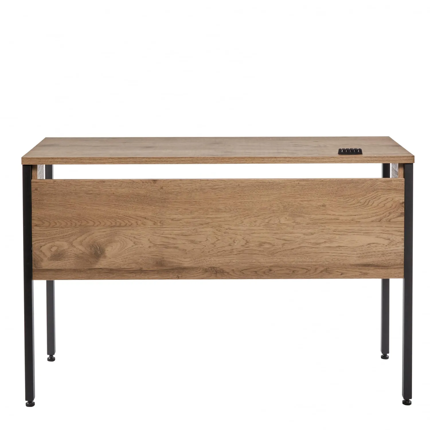 Iris Ohyama CDS-1150 Schreibtisch 100x40 cm Esche-Braun mit Kabelfach