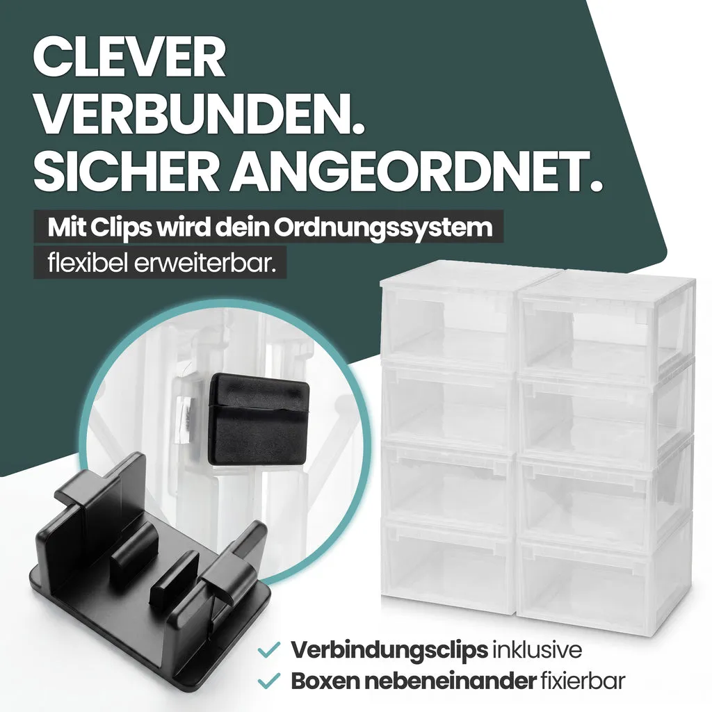 Kreher Schubladenbox L Transparent 23 Liter stapelbar