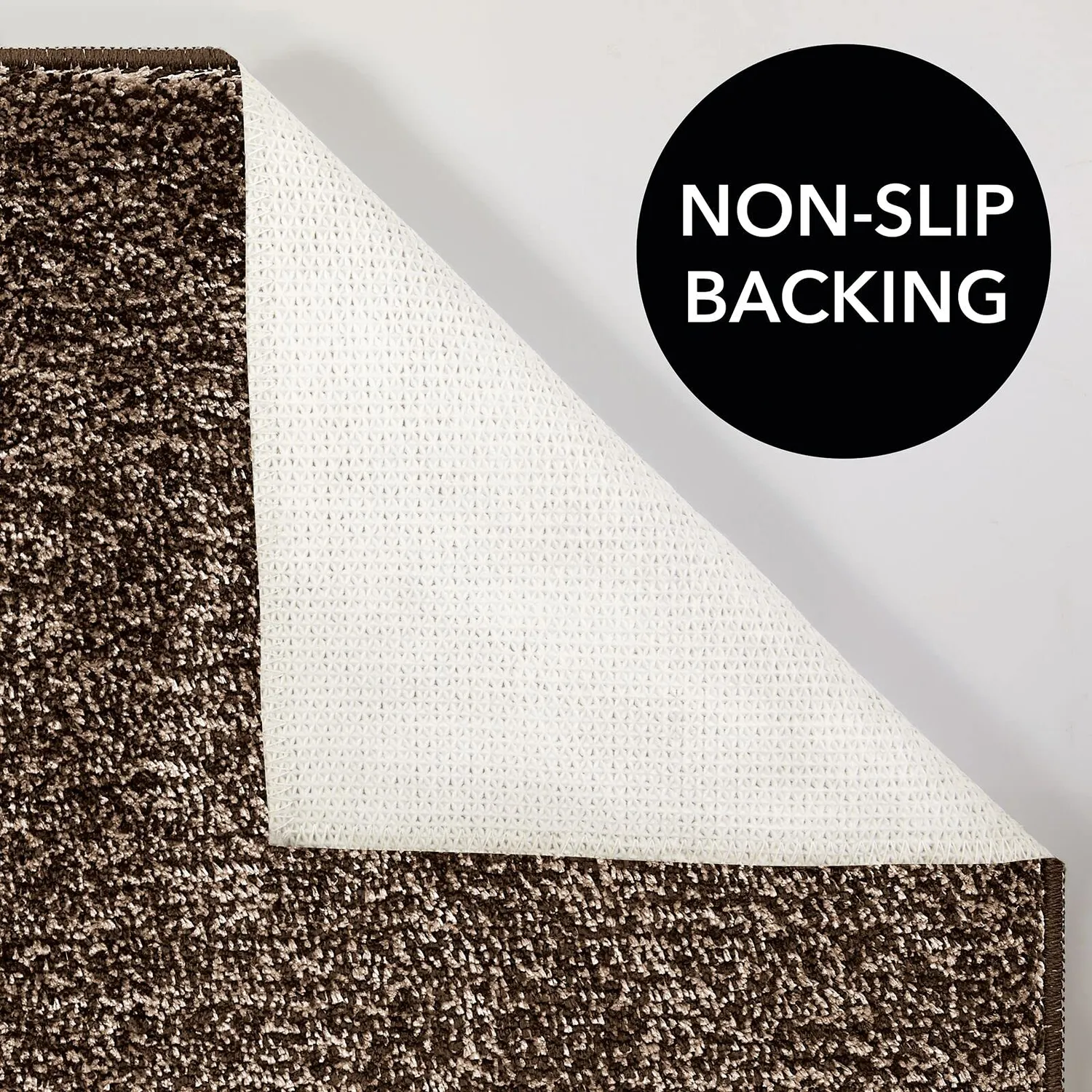 mDesign Badmatte braun Mikrofaser 53x43 rutschfest