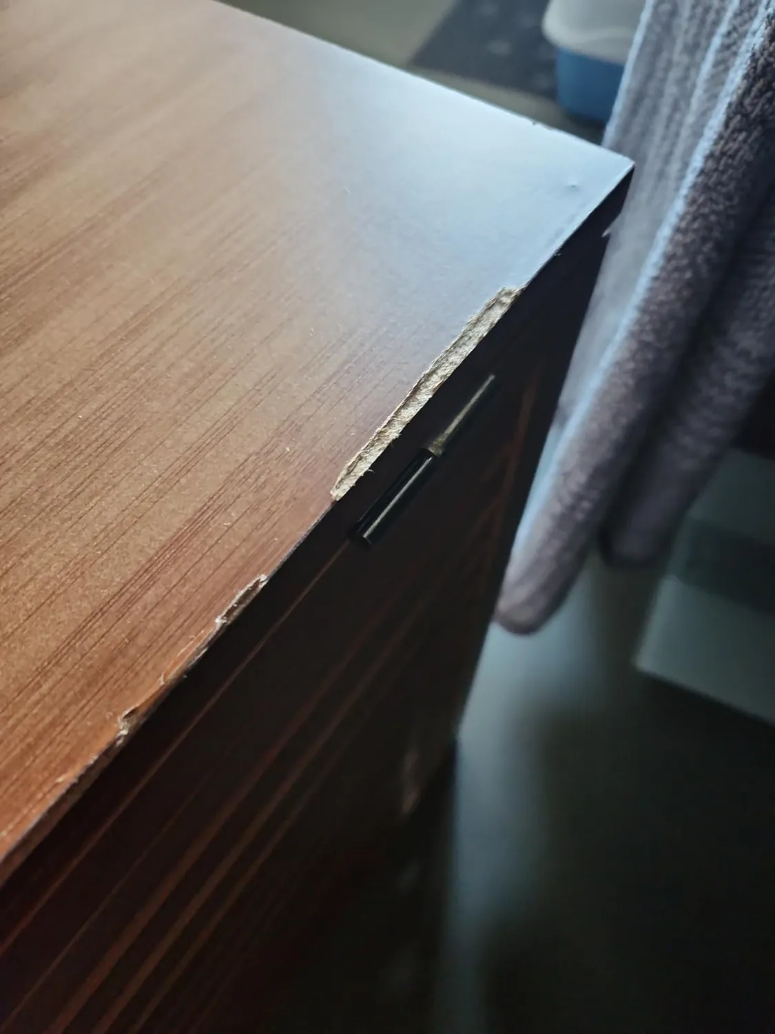 M Design Wäschesortierer Bambus Dunkelbraun Faltbar