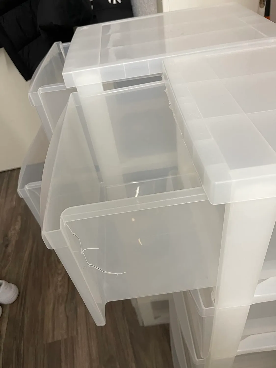 Iris Ohyama DC-305 Rollcontainer 5x15L mattweiß