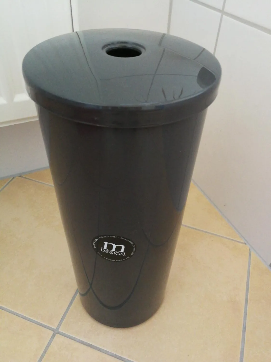mDesign Toilettenpapierhalter Stehend Weiß 3 Rollen