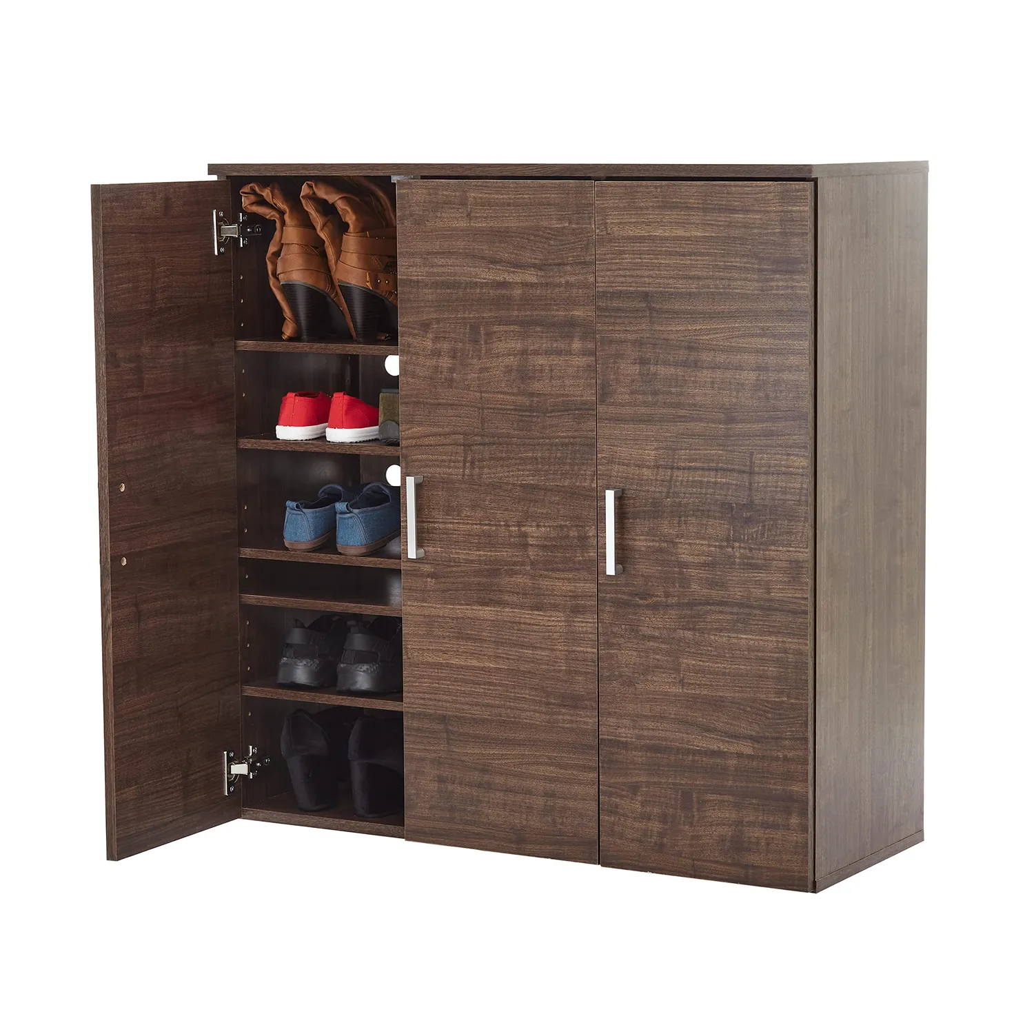 Iris Ohyama SR-6035 Schuhschrank 18 Paare hellbraun Holz