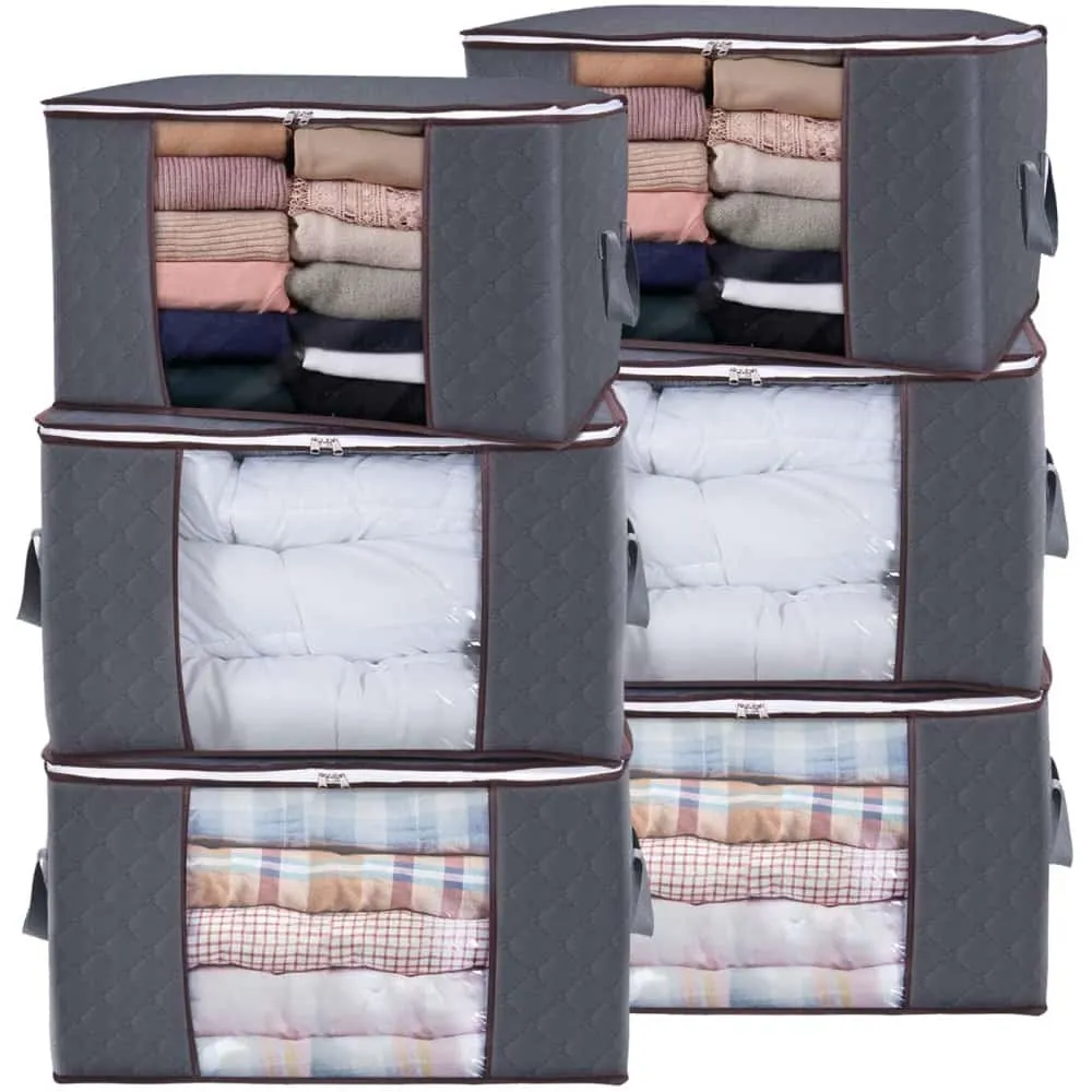 Lifewit Kleider Aufbewahrungstasche 90L 3er-Pack Vlies