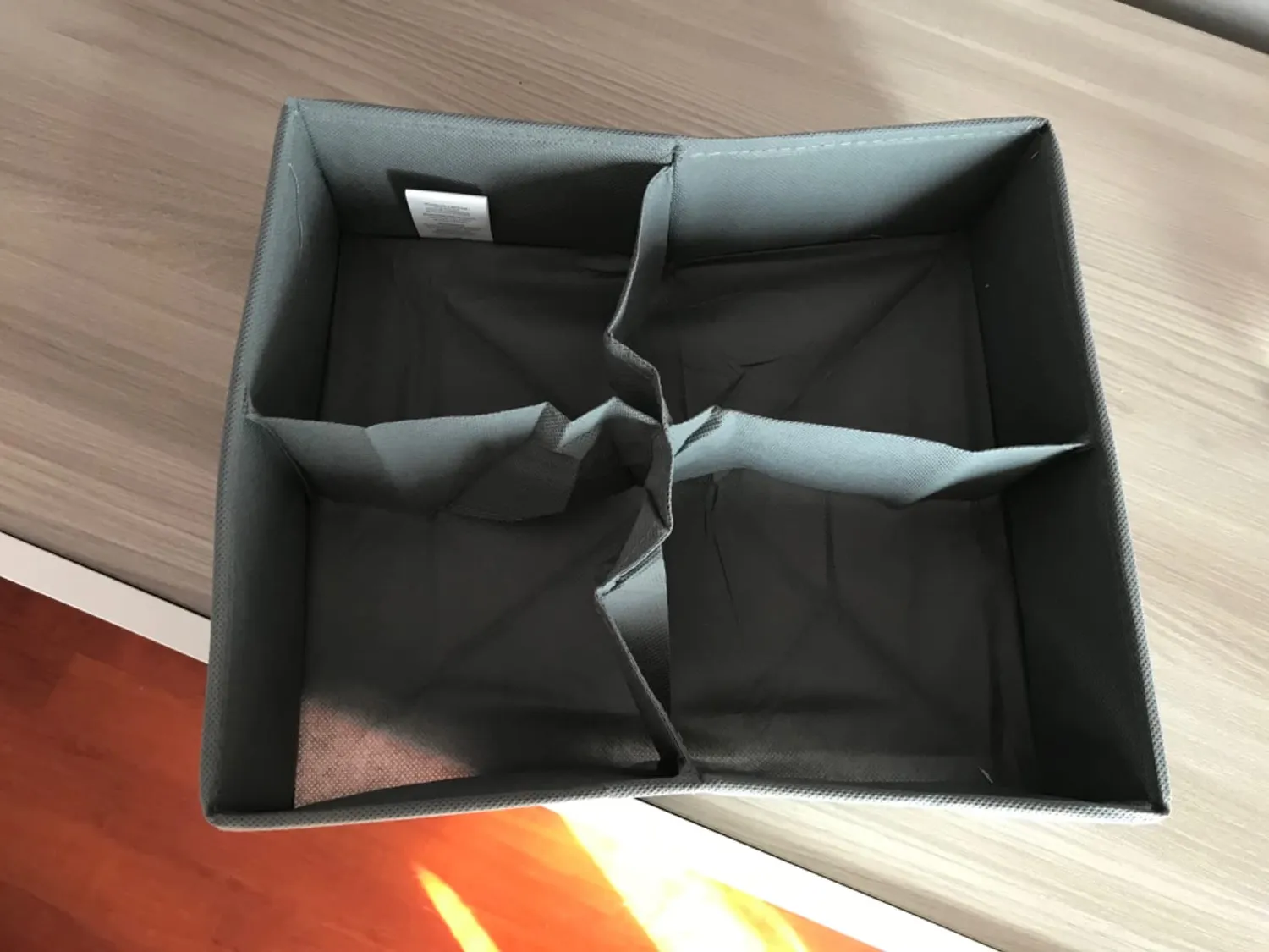 mDesign Stoffbox 2er-Set grau für Schrank Babykleidung